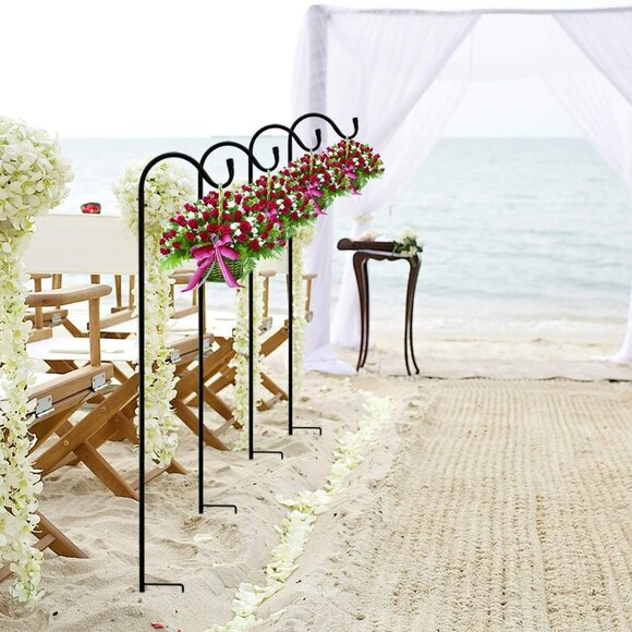 Heavy Duty Shepherds Hook, 37' Inch Tall Adjustable - Plants & Garden - Picture 2 of 5